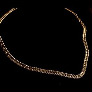 18inch Sterling Silver Italian 925 Cuban Link Necklace / Chain